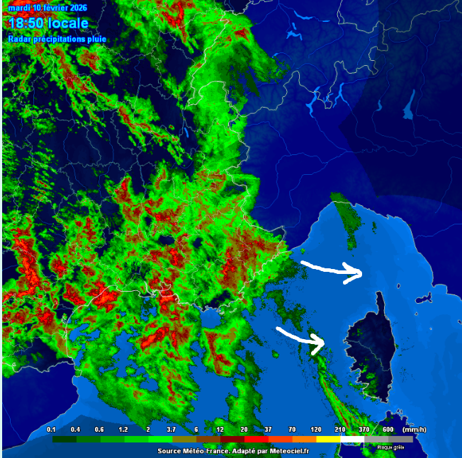 Previsione di martedì 10 Febbraio ore 18.30