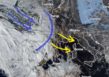 Previsione di Lunedì 9 febbraio Ore 20.15