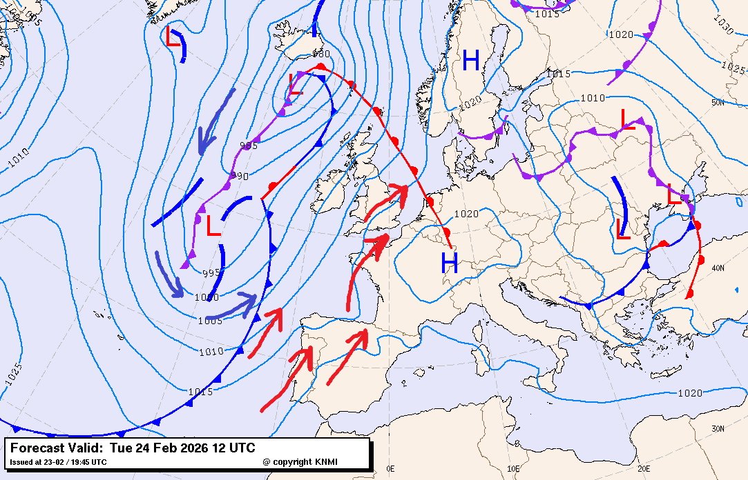 Previsione di Martedì 24 Febbraio ore 9.15