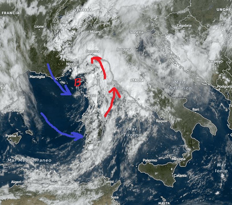 Previsione di Giovedì 12 Marzo Ore 10.00