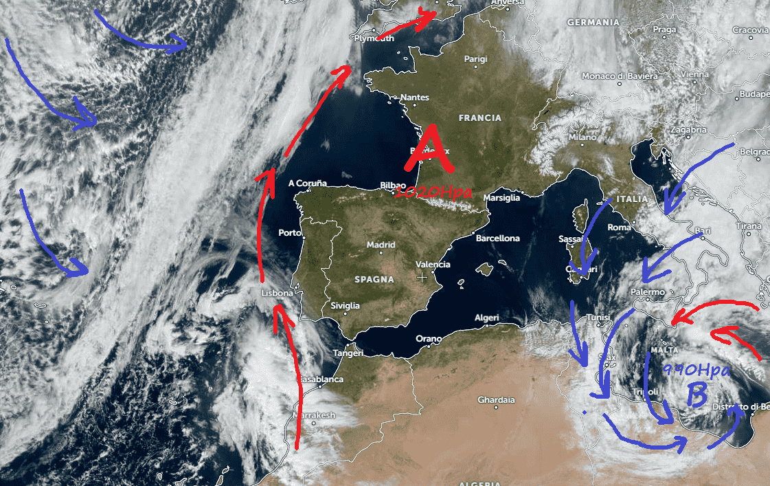Previsione di martedì 17 marzo ore 14.00