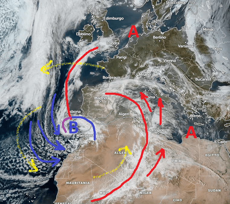 Previsione di Martedì 3 marzo Ore 17.00