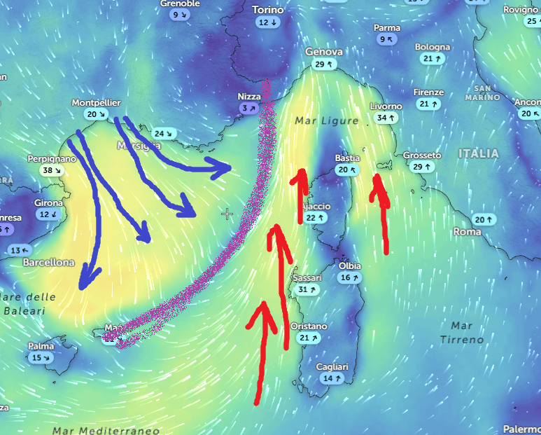 Previsione di Sabato 14 Marzo Ore 14.00