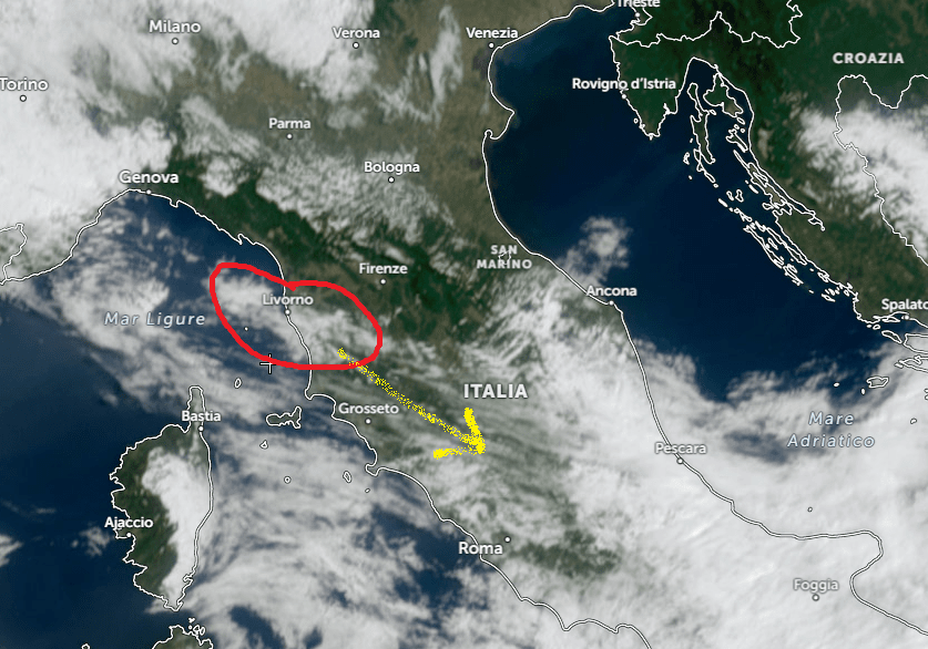 Previsione di Giovedì 30 Aprile Ore 10.45