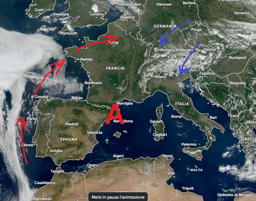 Previsione di Mercoledì 27 Maggio Ore 13.30