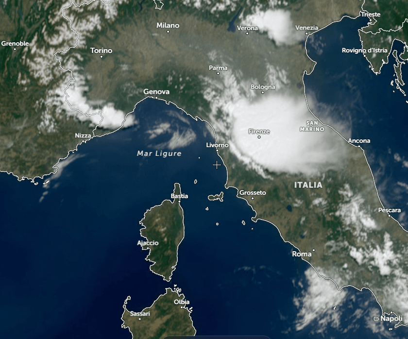 Previsione di Giovedì 28 maggio Ore 13.30