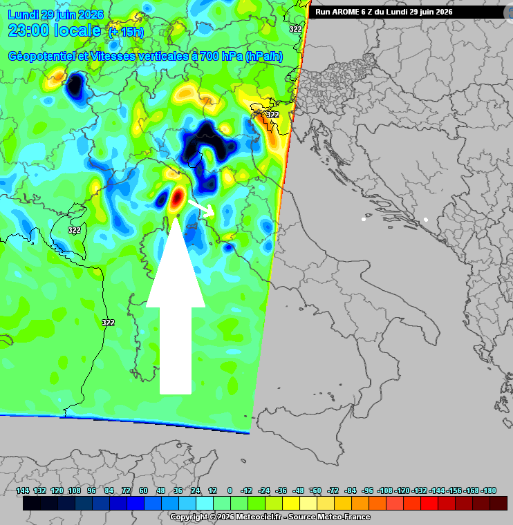 Previsione di Lunedì 29 Giugno Ore 14.00